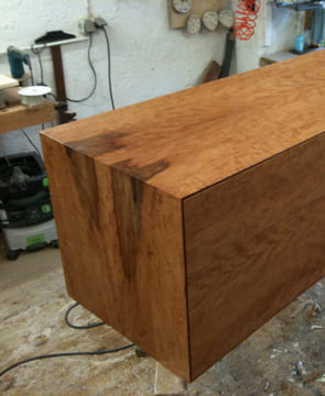 Sideboard Produktion in einer Tischlerei